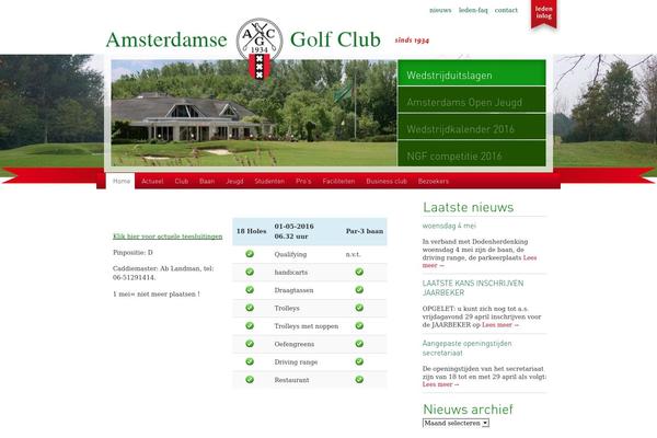 amsterdamsegolfclub.nl site used Agc