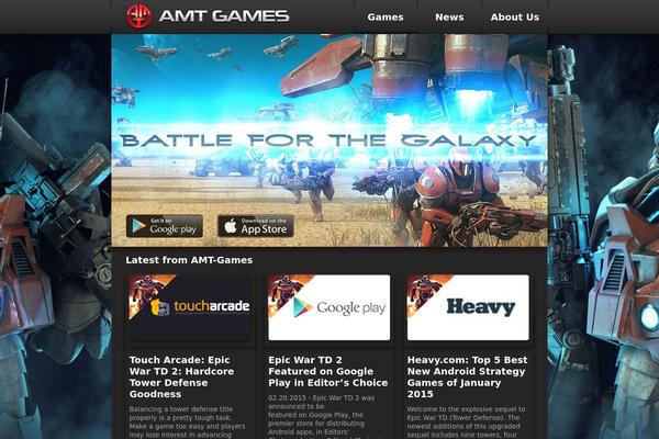 Amt theme site design template sample