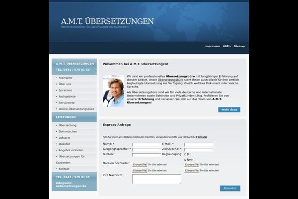 amt-uebersetzungen.de site used Amt