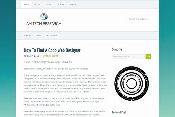Focus Pro theme site design template sample