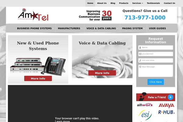 amtelphonesystems.com site used Ewebresults