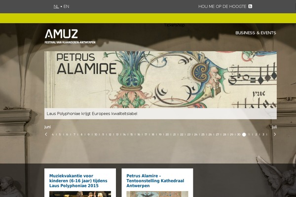 amuz.be site used Amuz