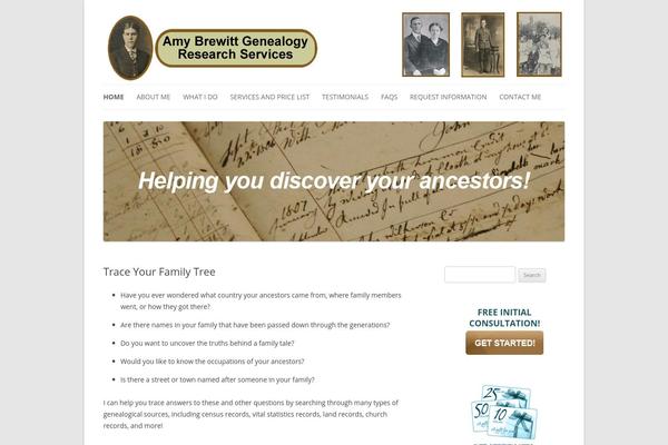 Twenty Twelve theme site design template sample