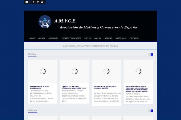 amyce.com site used Black-and-white