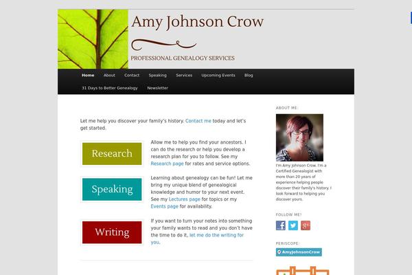 amyjohnsoncrow.com site used Monstera