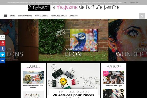 amylee.fr site used Kwankotheme