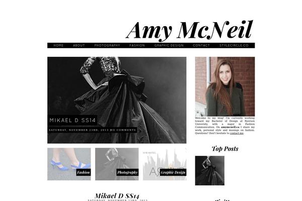 amymcneil.ca site used Cindytheme