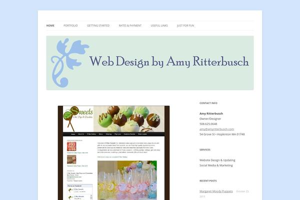 Twenty Twelve theme site design template sample
