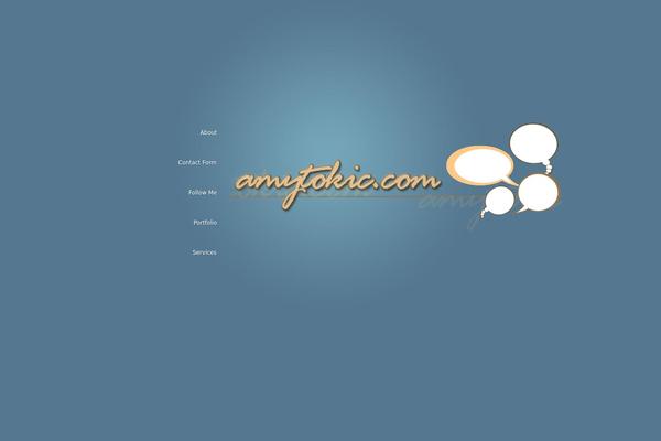 amytokic.com site used Businesscard