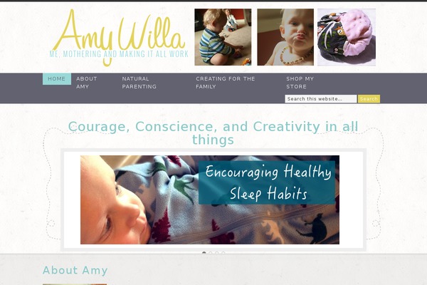amywilla.com site used Billie