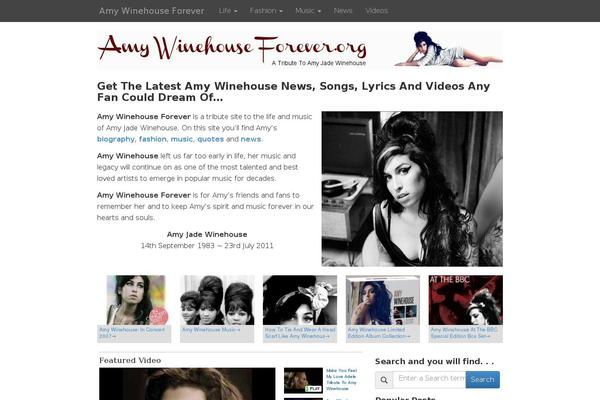 amywinehouseforever.org site used Amyii