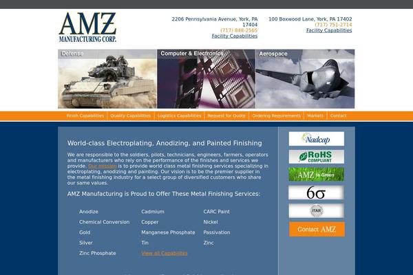 amzmfg.com site used Cms_amzmfg