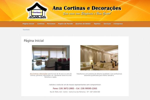 anacortinas.com.br site used Krismas