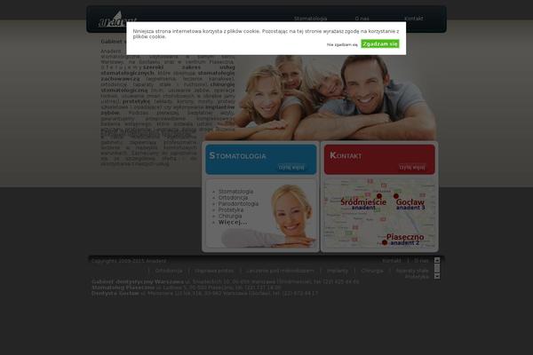 anadent.pl site used Anadent
