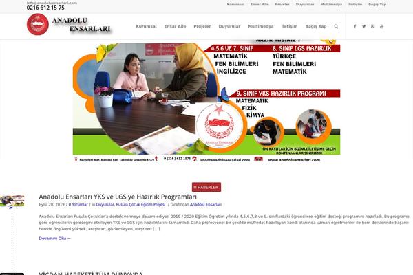 WordPress website example screenshot