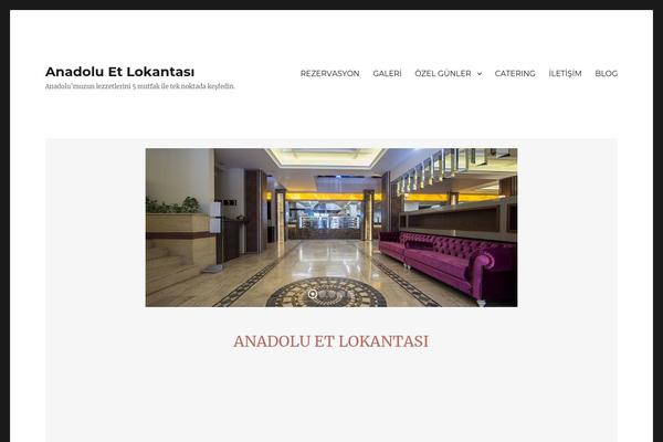 Twenty Sixteen theme site design template sample