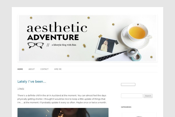 Twenty Twelve theme site design template sample