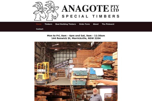 anagote.com site used Anagote-timber
