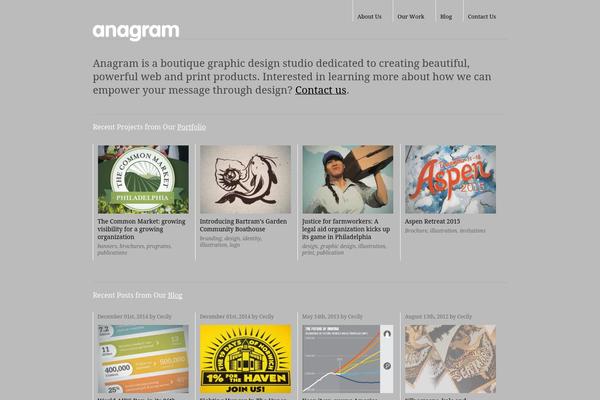 anagram theme websites examples