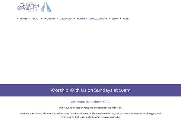 anaheimcrc.org site used Vestry-child-theme