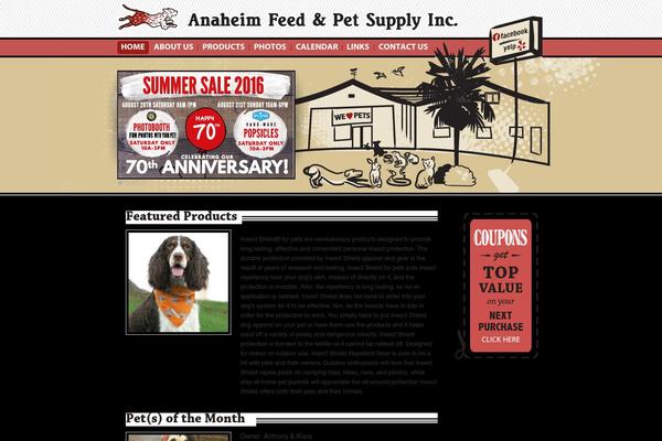 anaheim theme websites examples