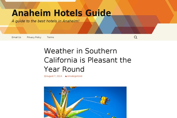 Twenty Thirteen theme site design template sample
