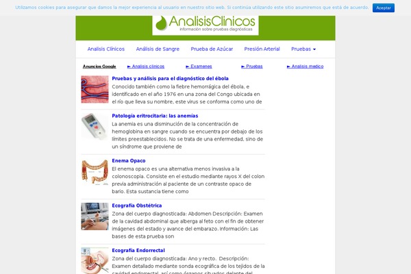 analisisclinico.es site used Insider