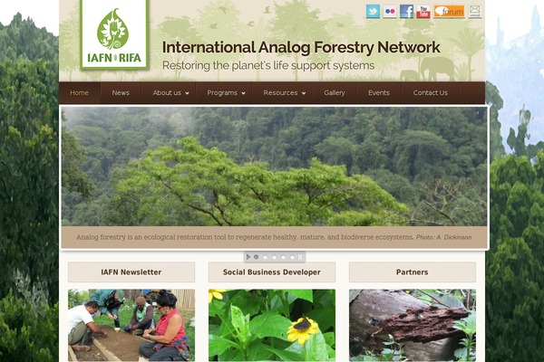 analogforestrynetwork.org site used Earth