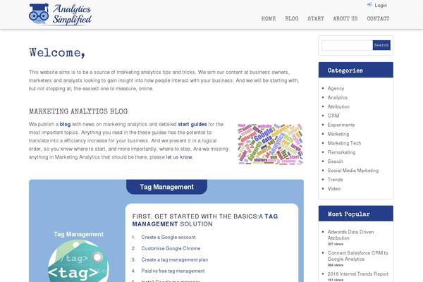 Bloggy theme site design template sample