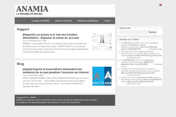 WordPress website example screenshot