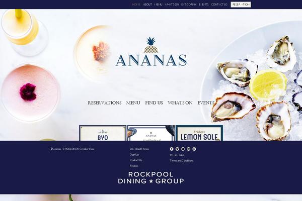 ananas.com.au site used Urban-casual