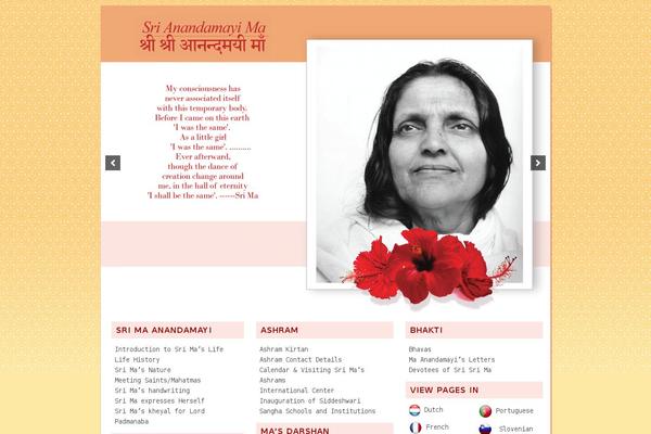 anandamayi.org site used Filtered-child