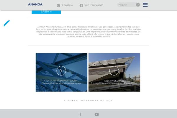 anandametais.com.br site used Ananda