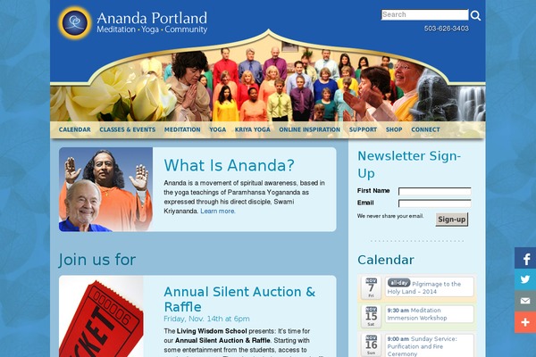 Ananda-designs theme site design template sample