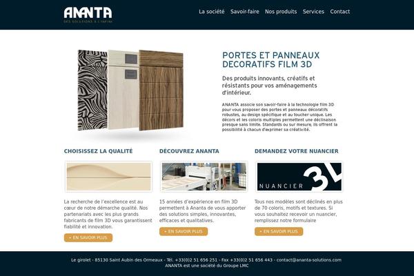 ananta-solutions.com site used Ananta
