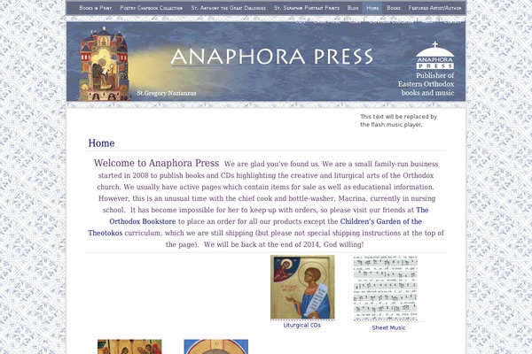anaphorapress.com site used Anaphora1