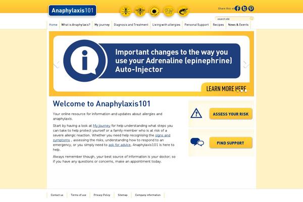anaphylaxis101.com.au site used Epipen