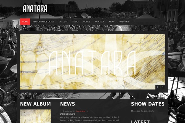 Soundboard theme site design template sample