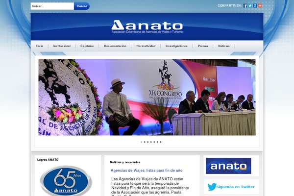 anato.org site used Anato-theme
