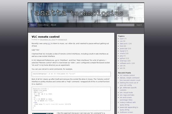 WordPress website example screenshot