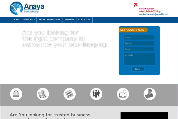 anayabookkeeping.com site used Anaya