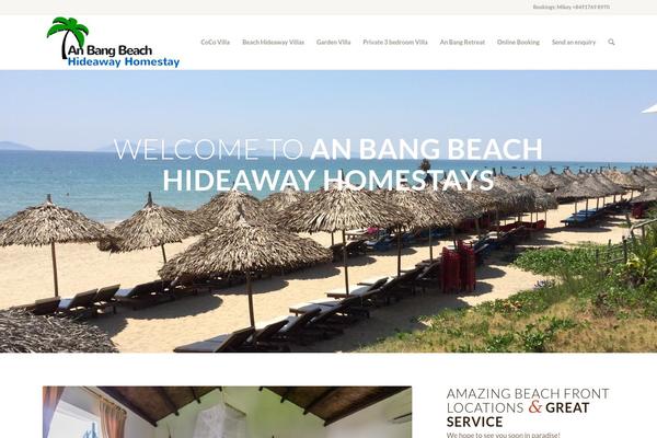 Enfold theme site design template sample