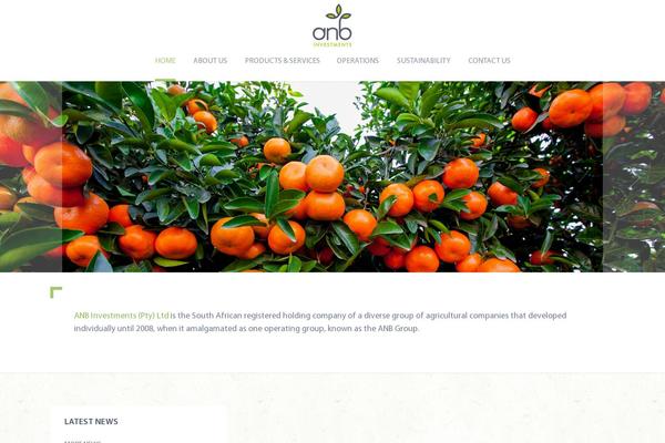 Anb theme site design template sample