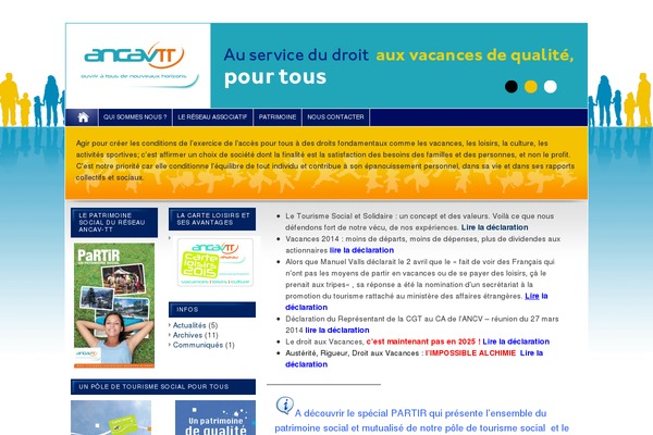 ancavtt.asso.fr site used Flexx Theme