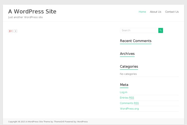 WordPress website example screenshot