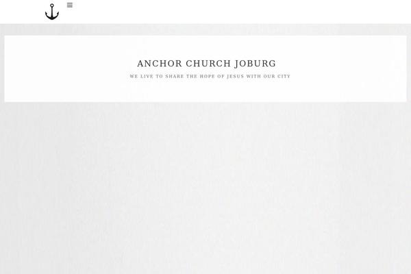 anchorjoburg.org site used Vinero-child