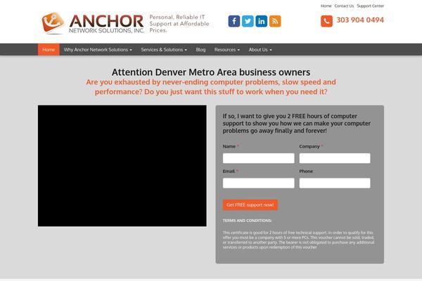 anchornetworksolutions.com site used Phoenix