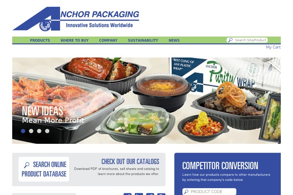 anchorpackaging.com site used Anchor-packaging