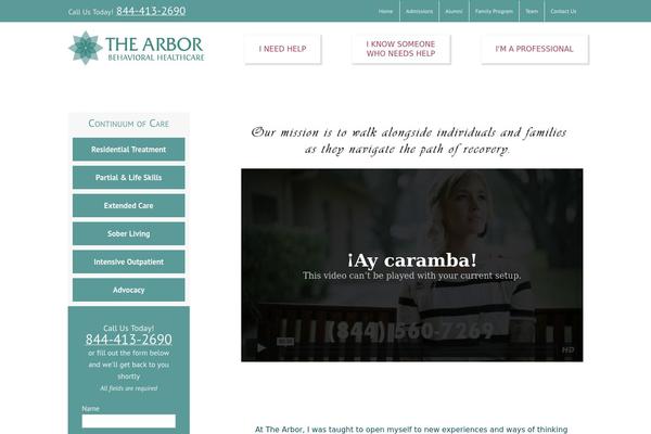 WordPress website example screenshot