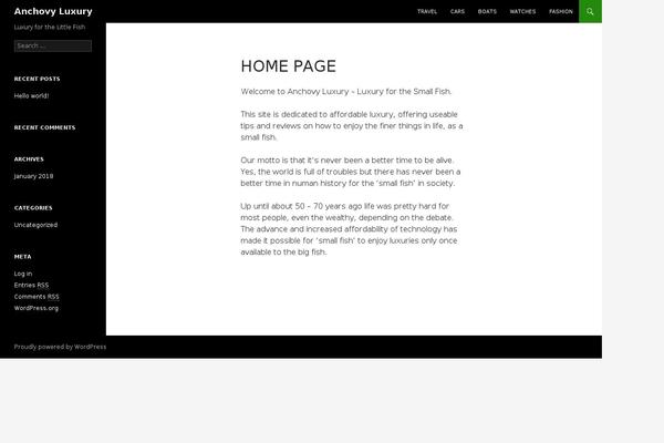 Salient theme site design template sample